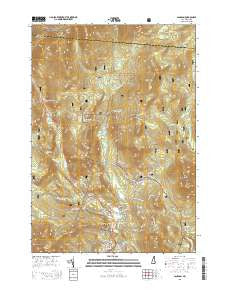 Jackson New Hampshire Current topographic map, 1:24000 scale, 7.5 X 7.5 Minute, Year 2015
