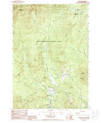 Jackson New Hampshire Historical topographic map, 1:24000 scale, 7.5 X 7.5 Minute, Year 1987