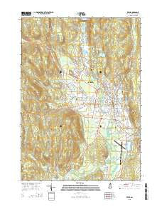 Keene New Hampshire Current topographic map, 1:24000 scale, 7.5 X 7.5 Minute, Year 2015