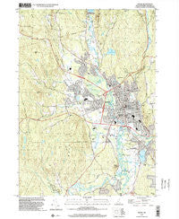 Keene New Hampshire Historical topographic map, 1:24000 scale, 7.5 X 7.5 Minute, Year 1998