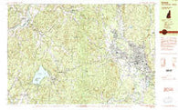Keene New Hampshire Historical topographic map, 1:25000 scale, 7.5 X 15 Minute, Year 1984