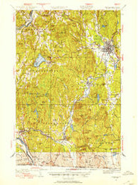Keene New Hampshire Historical topographic map, 1:62500 scale, 15 X 15 Minute, Year 1932