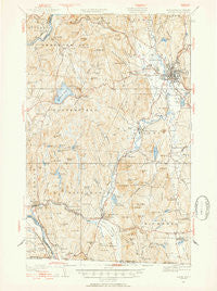 Keene New Hampshire Historical topographic map, 1:62500 scale, 15 X 15 Minute, Year 1932