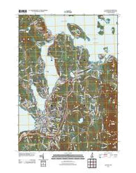 Laconia New Hampshire Historical topographic map, 1:24000 scale, 7.5 X 7.5 Minute, Year 2012