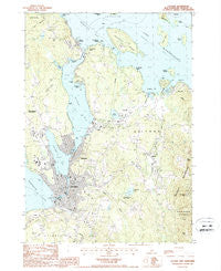 Laconia New Hampshire Historical topographic map, 1:24000 scale, 7.5 X 7.5 Minute, Year 1987