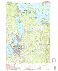 Laconia New Hampshire Historical topographic map, 1:24000 scale, 7.5 X 7.5 Minute, Year 1987