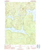 Lake Francis New Hampshire Historical topographic map, 1:24000 scale, 7.5 X 7.5 Minute, Year 1989
