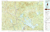 Lake Winnipesaukee New Hampshire Historical topographic map, 1:100000 scale, 30 X 60 Minute, Year 1986