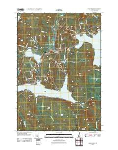 Lake Francis New Hampshire Historical topographic map, 1:24000 scale, 7.5 X 7.5 Minute, Year 2012