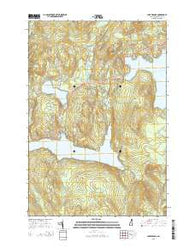 Lake Francis New Hampshire Current topographic map, 1:24000 scale, 7.5 X 7.5 Minute, Year 2015