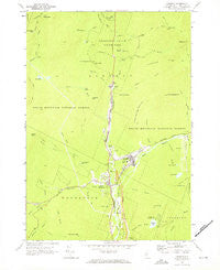 Lincoln New Hampshire Historical topographic map, 1:24000 scale, 7.5 X 7.5 Minute, Year 1967