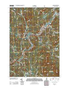 Lisbon New Hampshire Historical topographic map, 1:24000 scale, 7.5 X 7.5 Minute, Year 2012