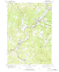 Lisbon New Hampshire Historical topographic map, 1:24000 scale, 7.5 X 7.5 Minute, Year 1967
