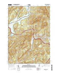 Littleton New Hampshire Current topographic map, 1:24000 scale, 7.5 X 7.5 Minute, Year 2015