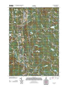 Loudon New Hampshire Historical topographic map, 1:24000 scale, 7.5 X 7.5 Minute, Year 2012