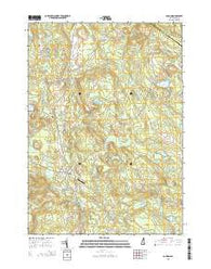 Loudon New Hampshire Current topographic map, 1:24000 scale, 7.5 X 7.5 Minute, Year 2015