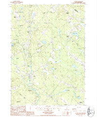Loudon New Hampshire Historical topographic map, 1:24000 scale, 7.5 X 7.5 Minute, Year 1987