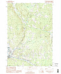 Lovering Mountain New Hampshire Historical topographic map, 1:24000 scale, 7.5 X 7.5 Minute, Year 1989