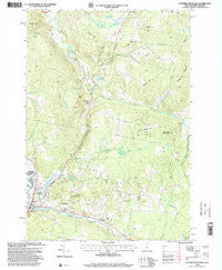Lovering Mountain New Hampshire Historical topographic map, 1:24000 scale, 7.5 X 7.5 Minute, Year 1996