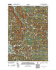 Lovering Mountain New Hampshire Historical topographic map, 1:24000 scale, 7.5 X 7.5 Minute, Year 2012