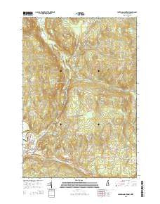 Lovering Mountain New Hampshire Current topographic map, 1:24000 scale, 7.5 X 7.5 Minute, Year 2015