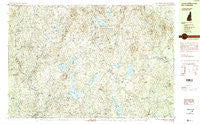 Lovewell Mountain New Hampshire Historical topographic map, 1:25000 scale, 7.5 X 15 Minute, Year 1984