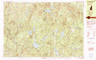 Lovewell Mountain New Hampshire Historical topographic map, 1:25000 scale, 7.5 X 15 Minute, Year 1984
