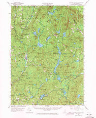 Lovewell Mountain New Hampshire Historical topographic map, 1:62500 scale, 15 X 15 Minute, Year 1957