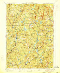 Lovewell Mountain New Hampshire Historical topographic map, 1:62500 scale, 15 X 15 Minute, Year 1930