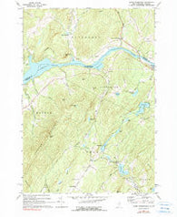 Lower Waterford Vermont Historical topographic map, 1:24000 scale, 7.5 X 7.5 Minute, Year 1967