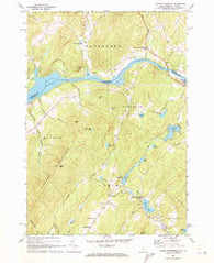 Lower Waterford Vermont Historical topographic map, 1:24000 scale, 7.5 X 7.5 Minute, Year 1967