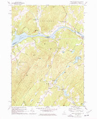 Lower Waterford Vermont Historical topographic map, 1:24000 scale, 7.5 X 7.5 Minute, Year 1967