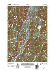 Lyme New Hampshire Historical topographic map, 1:24000 scale, 7.5 X 7.5 Minute, Year 2012
