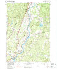Lyme New Hampshire Historical topographic map, 1:24000 scale, 7.5 X 7.5 Minute, Year 1981