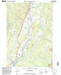 Lyme New Hampshire Historical topographic map, 1:24000 scale, 7.5 X 7.5 Minute, Year 1996