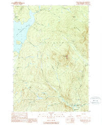 Magalloway Mtn New Hampshire Historical topographic map, 1:24000 scale, 7.5 X 7.5 Minute, Year 1989