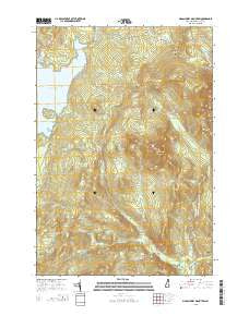Magalloway Mountain New Hampshire Current topographic map, 1:24000 scale, 7.5 X 7.5 Minute, Year 2015