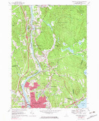 Manchester North New Hampshire Historical topographic map, 1:24000 scale, 7.5 X 7.5 Minute, Year 1968