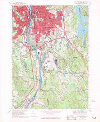 Manchester South New Hampshire Historical topographic map, 1:24000 scale, 7.5 X 7.5 Minute, Year 1968
