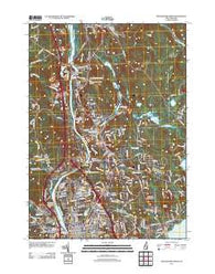 Manchester North New Hampshire Historical topographic map, 1:24000 scale, 7.5 X 7.5 Minute, Year 2012
