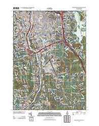 Manchester South New Hampshire Historical topographic map, 1:24000 scale, 7.5 X 7.5 Minute, Year 2012