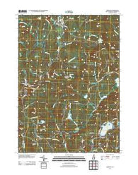 Marlow New Hampshire Historical topographic map, 1:24000 scale, 7.5 X 7.5 Minute, Year 2012