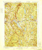Mascoma New Hampshire Historical topographic map, 1:62500 scale, 15 X 15 Minute, Year 1932