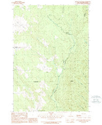 Metallak Mountain New Hampshire Historical topographic map, 1:24000 scale, 7.5 X 7.5 Minute, Year 1989