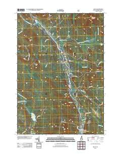 Milan New Hampshire Historical topographic map, 1:24000 scale, 7.5 X 7.5 Minute, Year 2012