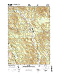 Milan New Hampshire Current topographic map, 1:24000 scale, 7.5 X 7.5 Minute, Year 2015