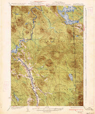 Milan New Hampshire Historical topographic map, 1:62500 scale, 15 X 15 Minute, Year 1934