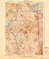 Milan New Hampshire Historical topographic map, 1:62500 scale, 15 X 15 Minute, Year 1933