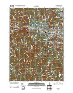 Milford New Hampshire Historical topographic map, 1:24000 scale, 7.5 X 7.5 Minute, Year 2012