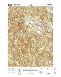 Milford New Hampshire Current topographic map, 1:24000 scale, 7.5 X 7.5 Minute, Year 2015